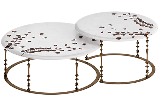 Mogra Coffee Table Cluster of Two