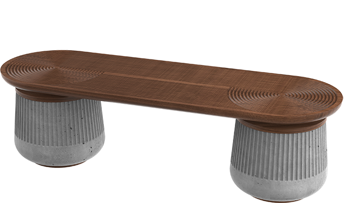 Martbaan Stone Bench