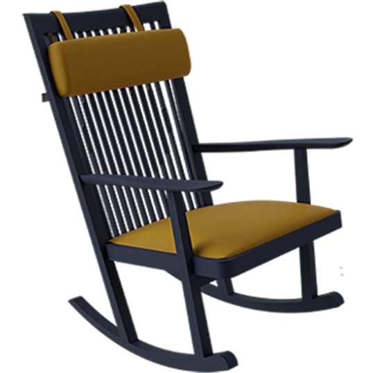 Viraasat Rocking Chair Blue