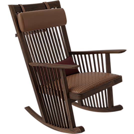 Viraasat Rocking Chair Walnut